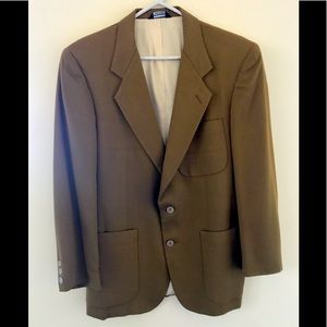 Kuppenheimer mens brown sports coat casual blazer jacket.